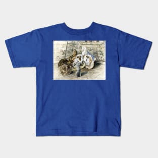 Bill the Lizard and Guinea Pigs - Beatrix Potter Kids T-Shirt